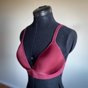 Deep Burgundy Convertible Aerie Bra